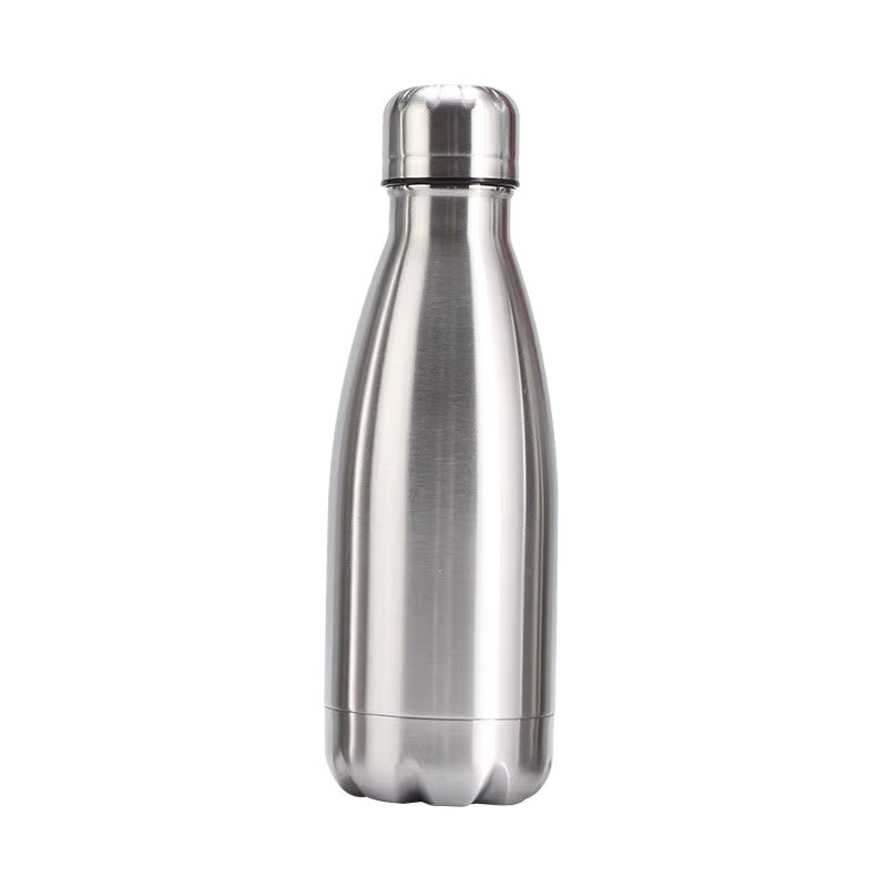 Stainless Steel Single Wall Water Bottle 500/750/1000ml