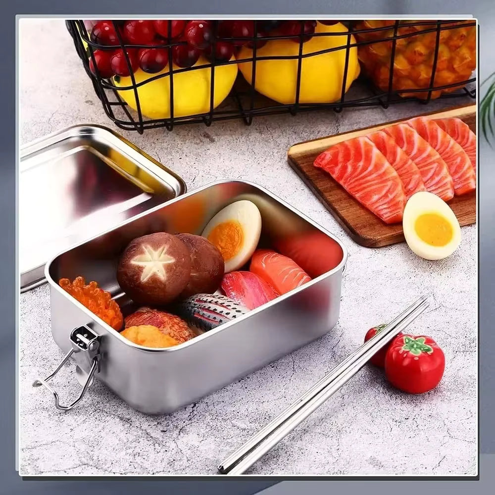 Stainless Steel Lunch Box 1200ml/2400ml