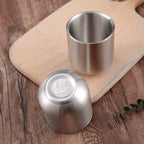 Stainless Steel Double Wall Coffee Mug 280ml
